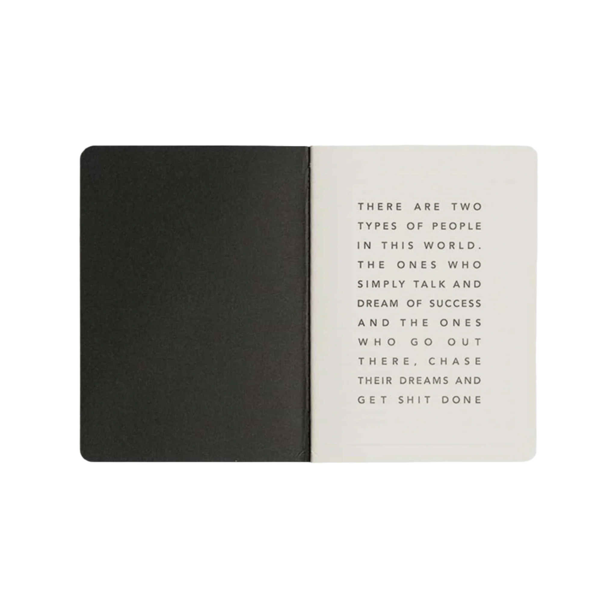 Motivational notebook