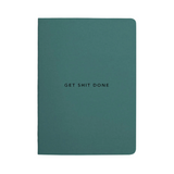Teal get shit done notebook