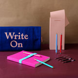 Ultimate Stationery Stash - Fuchsia / Ruled Paper