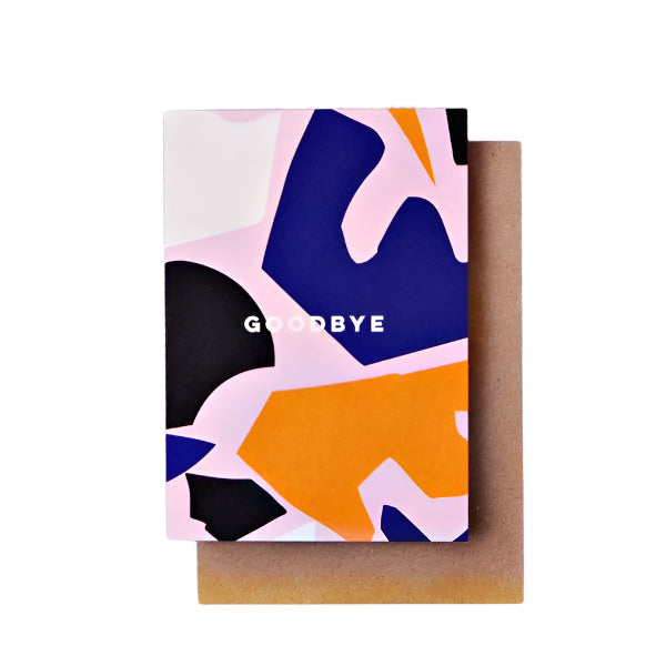 Shapes Goodbye Card