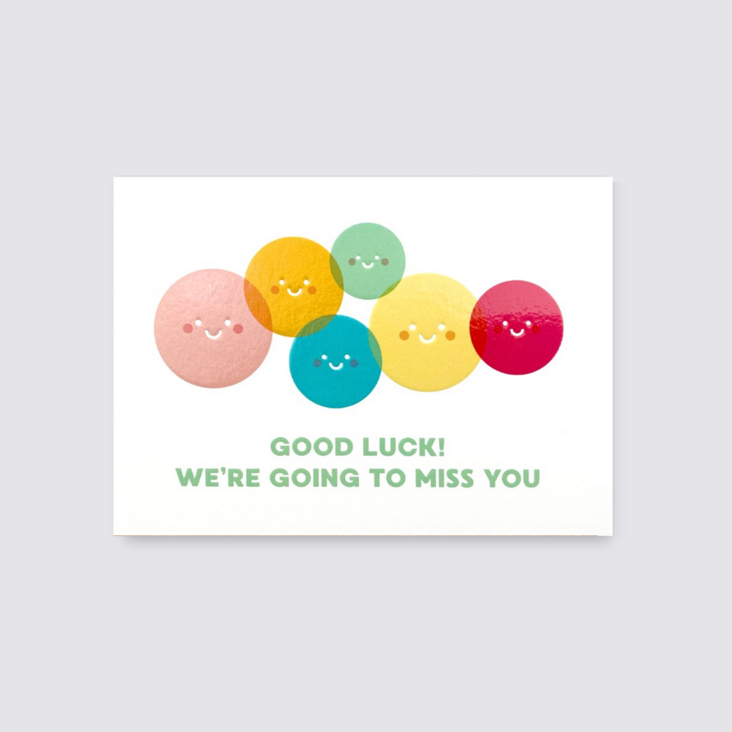 Good luck cute card