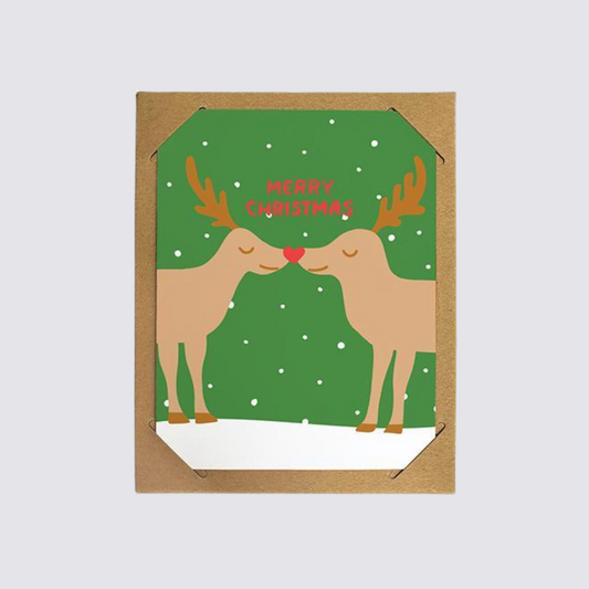 Kissing Reindeer - Set of 8