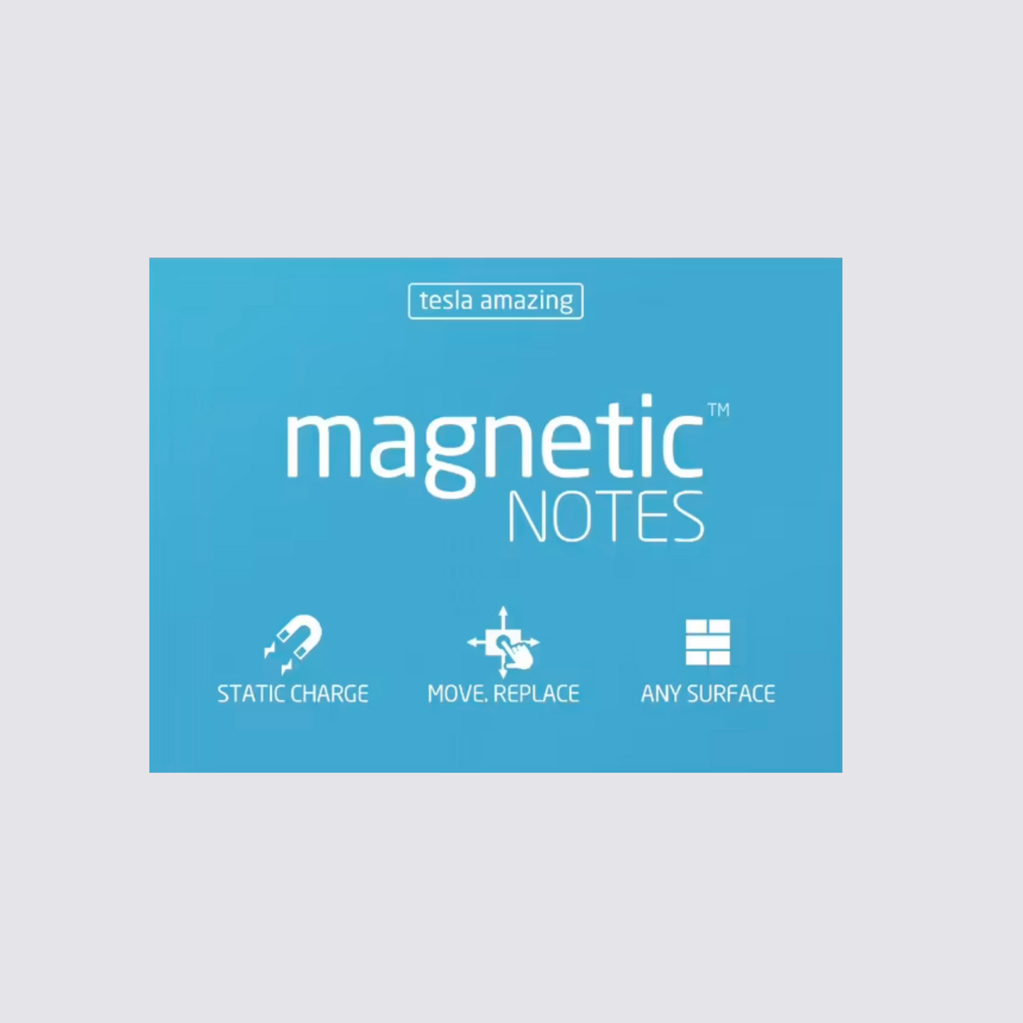 Magnetic Notes - Pastel Blue