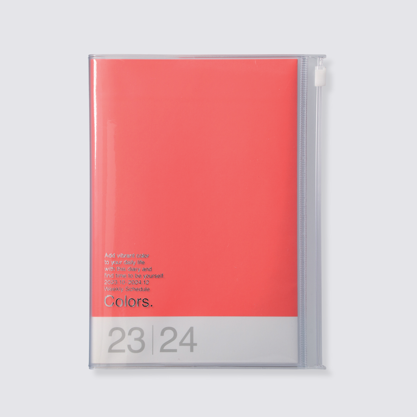 2023 - 2024 Colors Weekly Recycled Cover Diary Red - A5