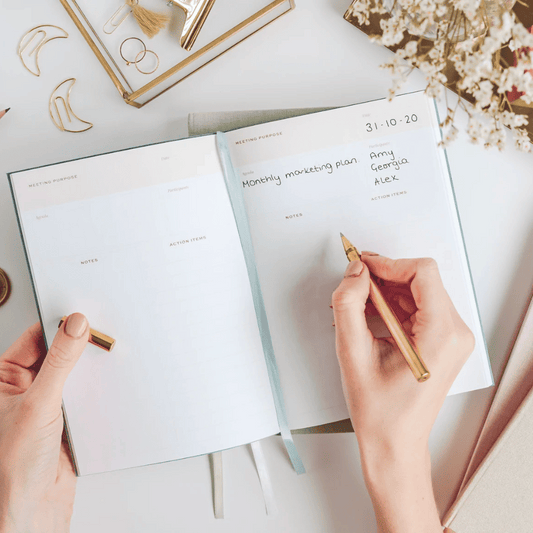 Meeting Notebook - Teal