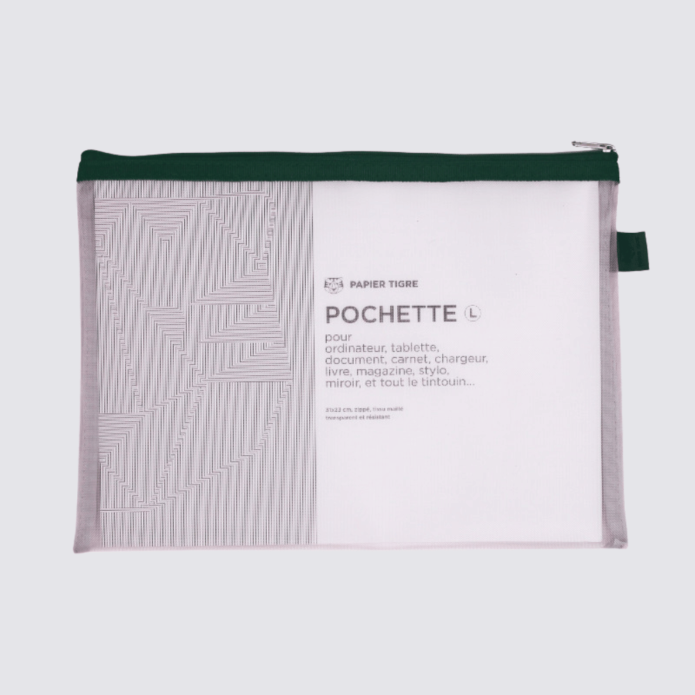 Mesh Pouch Pencil Case Large