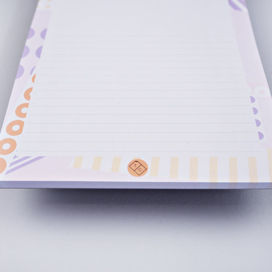 Notepad with nice print