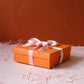 Orange Gift Box with Pink Ribon