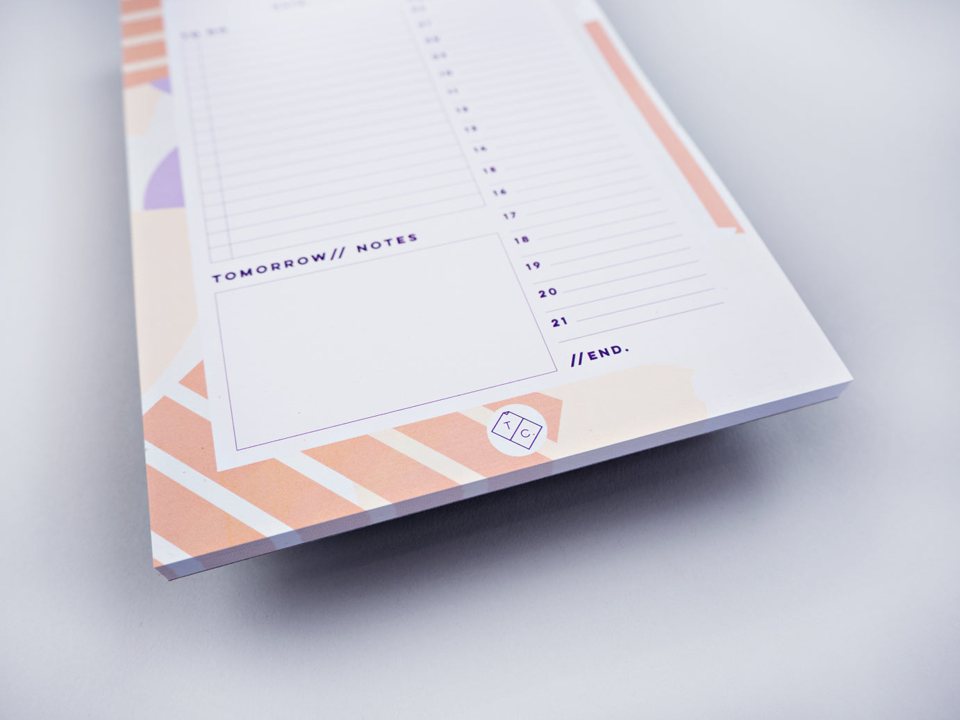 Daily Planner Pad - Spots & Stripes
