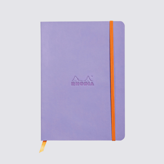 Rhodiarama notebook in purple