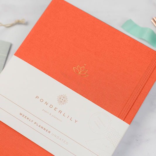 Undated Weekly Planner - Cayenne