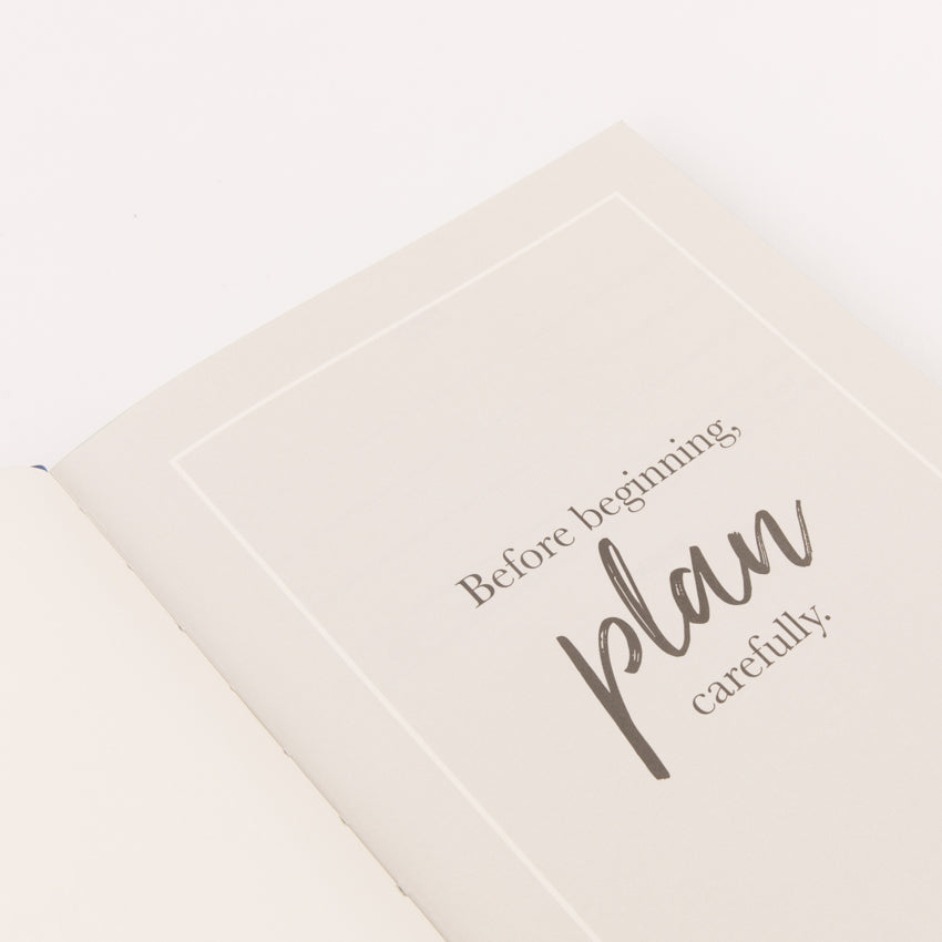 Daily Review Planner - Blue