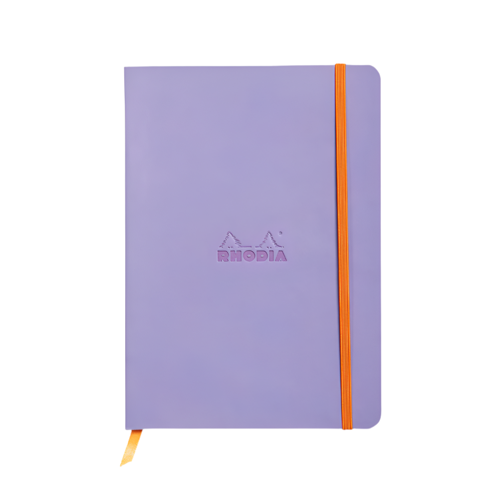 Rhodiarama notebook in purple
