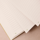 Ruled paper notebooks