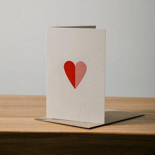 Heart - Red/Stone