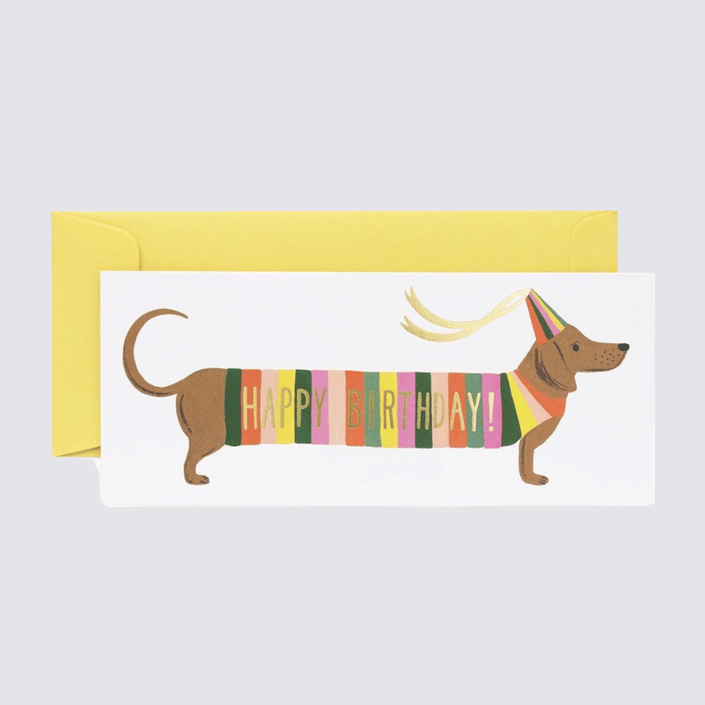 Sausage Dog Card