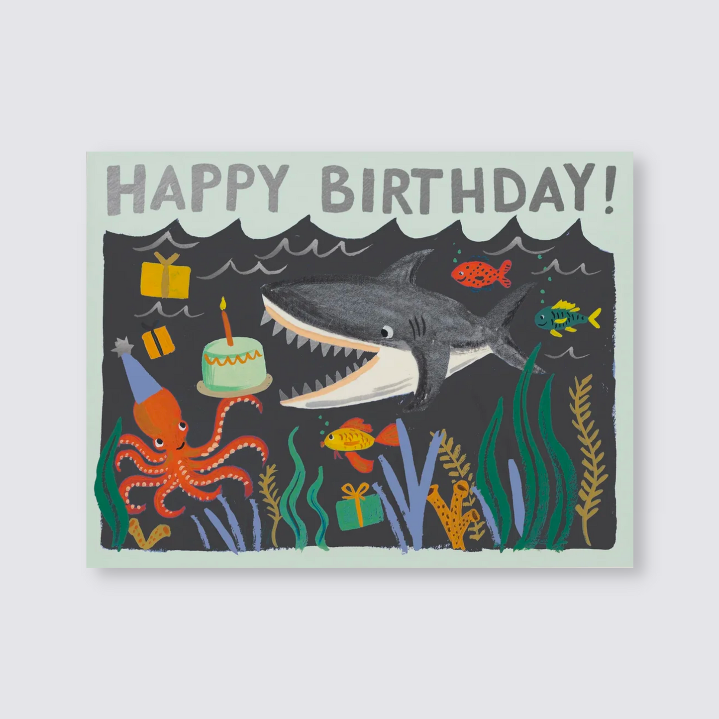 Shark Birthday card