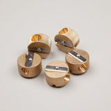 brass circle pencil sharpeners