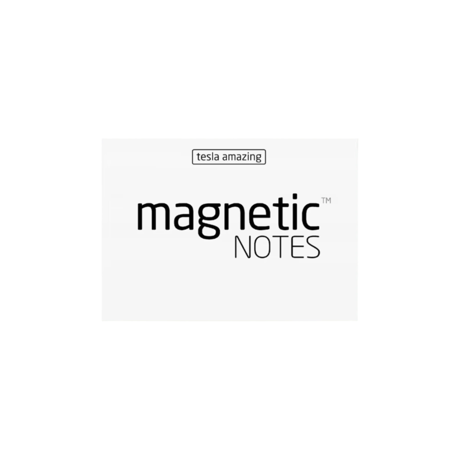 Small magnetic Sticky Notes White