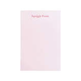 Pink plain notepad