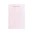Pink plain notepad