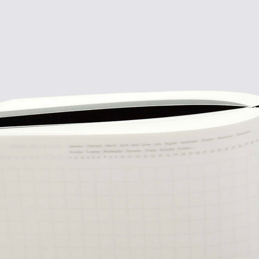 365 Days Graph Notebook - Black / B5
