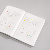 365 Days Graph Notebook - A5 / Blue