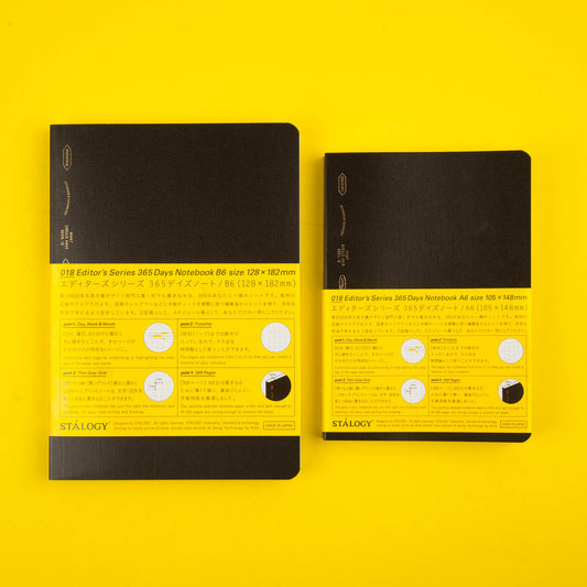 365 Days Graph Notebook - Black / B6