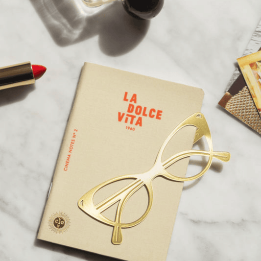 Dolce Vita Bookmark - Brass