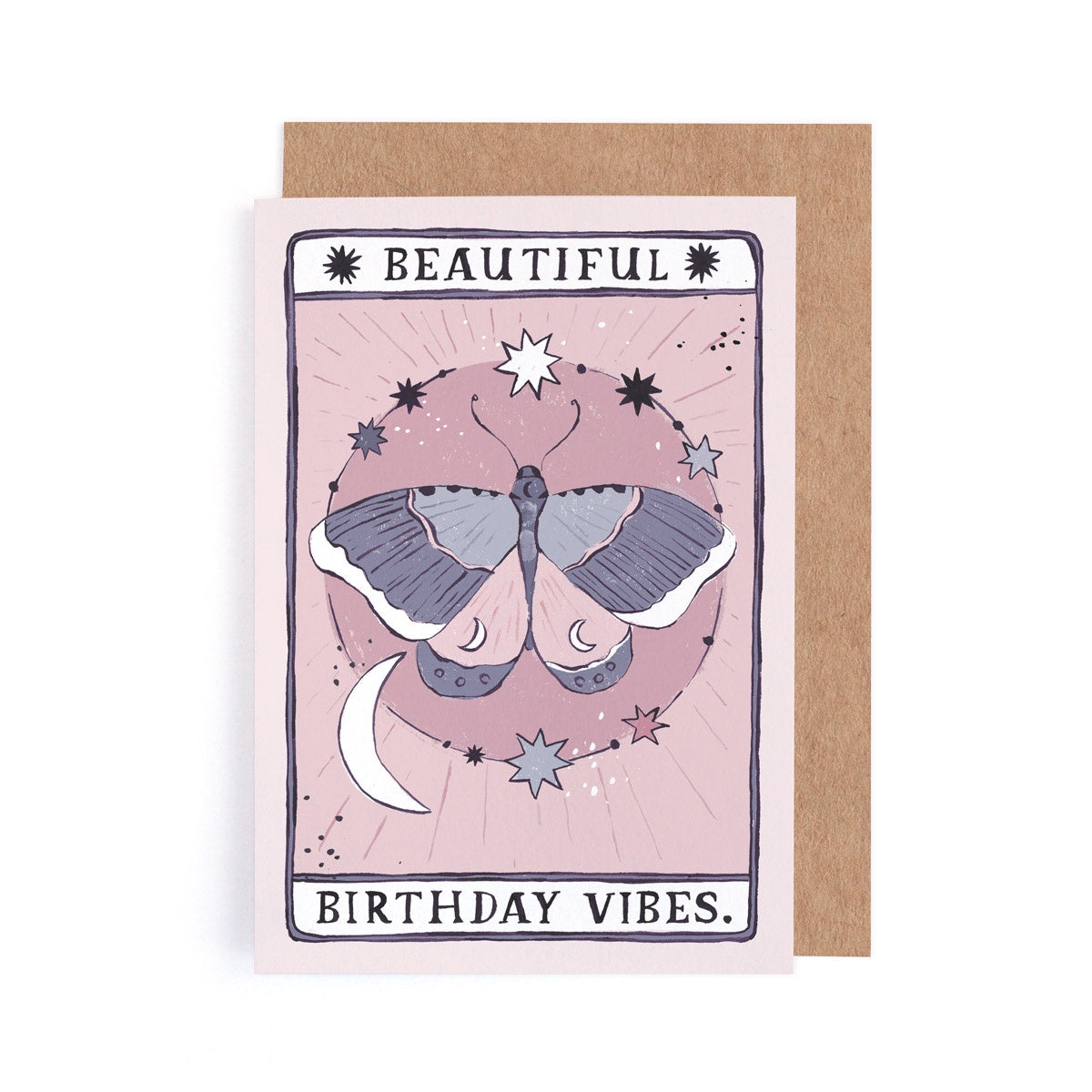 Illustrated Butterfly Card