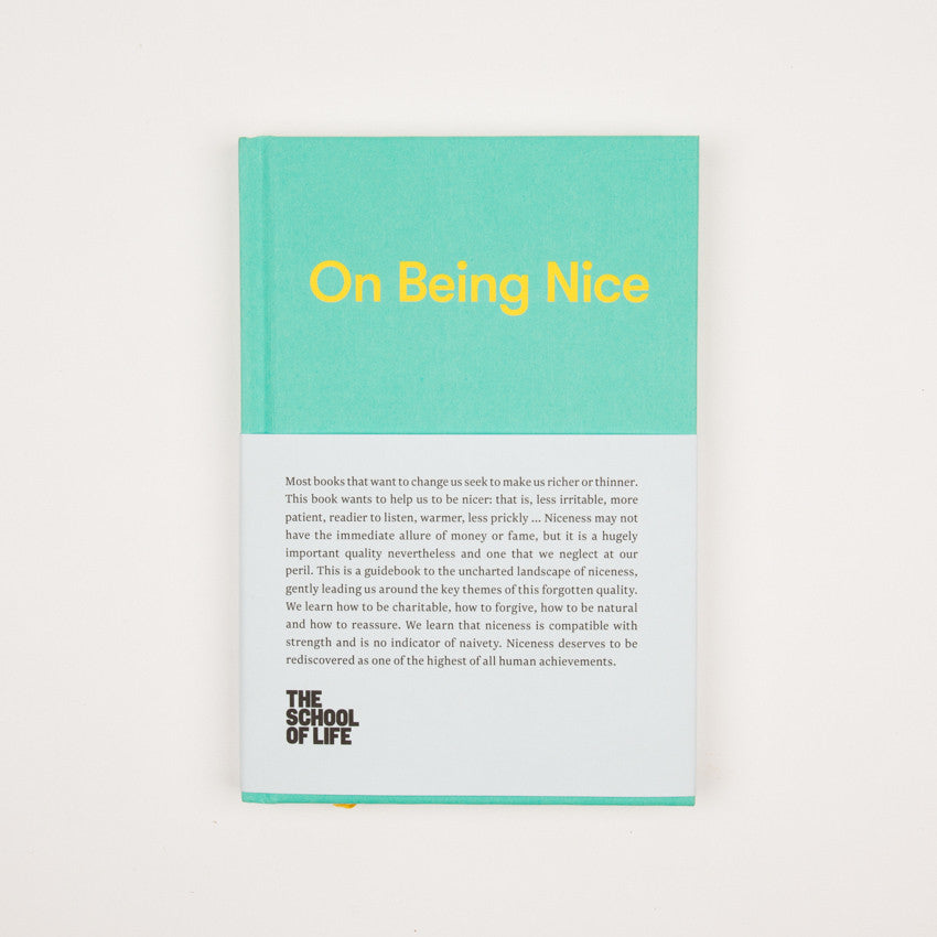 the school of life on being nice book