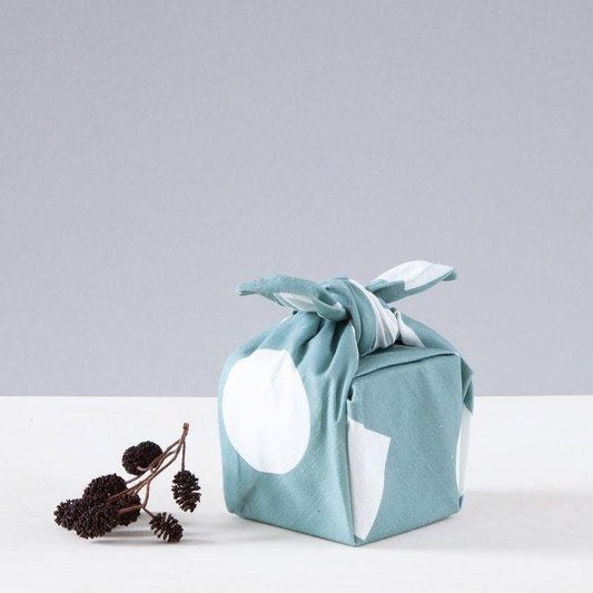 Organic Cotton Wrap - Turquoise Shapes