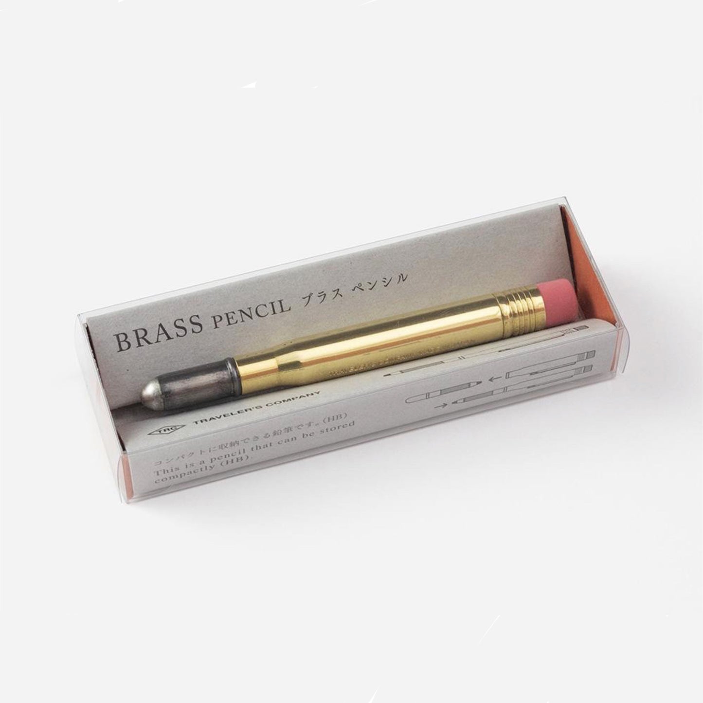 brass pencil in packaging 