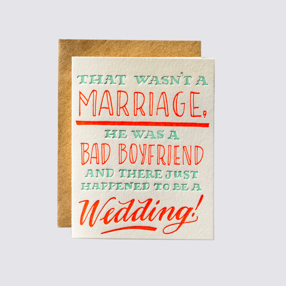 Marriage card