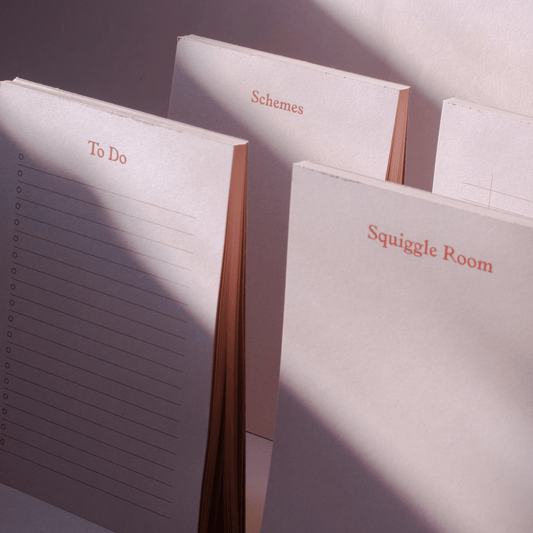 The Squiggle Room Block - Misty Pink