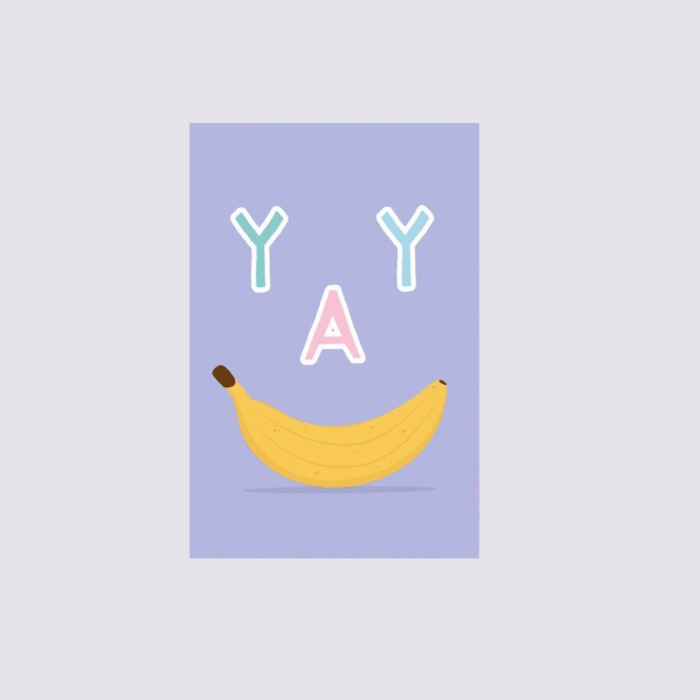 Yay Banana Card