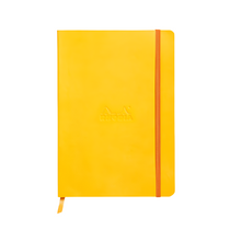 Rhodiarama notebook in yellow