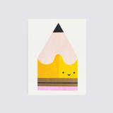 Yellow Pencil Mini Card