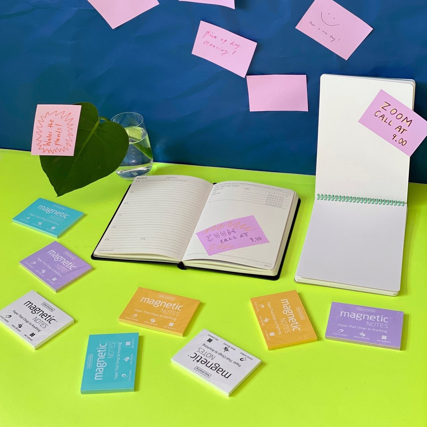 Small Magnetic Notes - Pastel Green