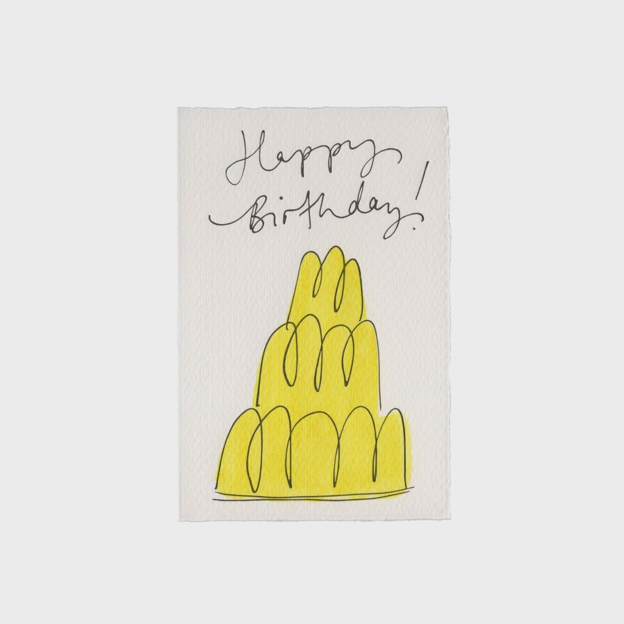 Happy Birthday Jelly - Yellow