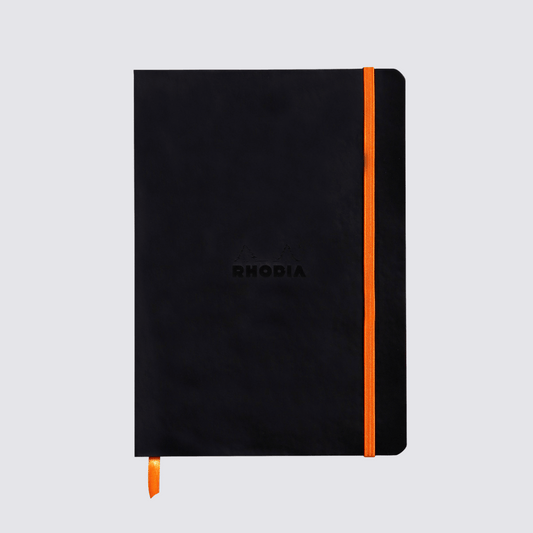 Rhodiarama notebook in black