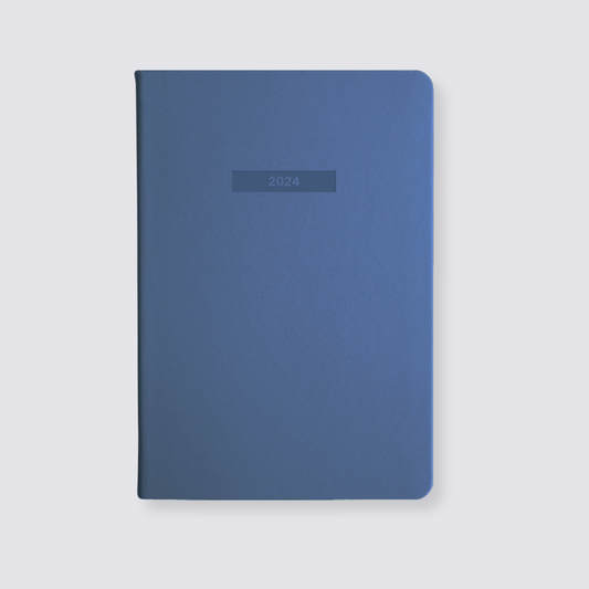 2024 A5 Weekly Notes Diary - Element Blue