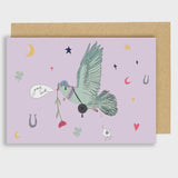 The Good Luck Pigeon Card