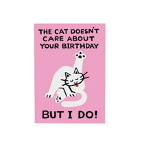 The Cat Doesnt Care Card