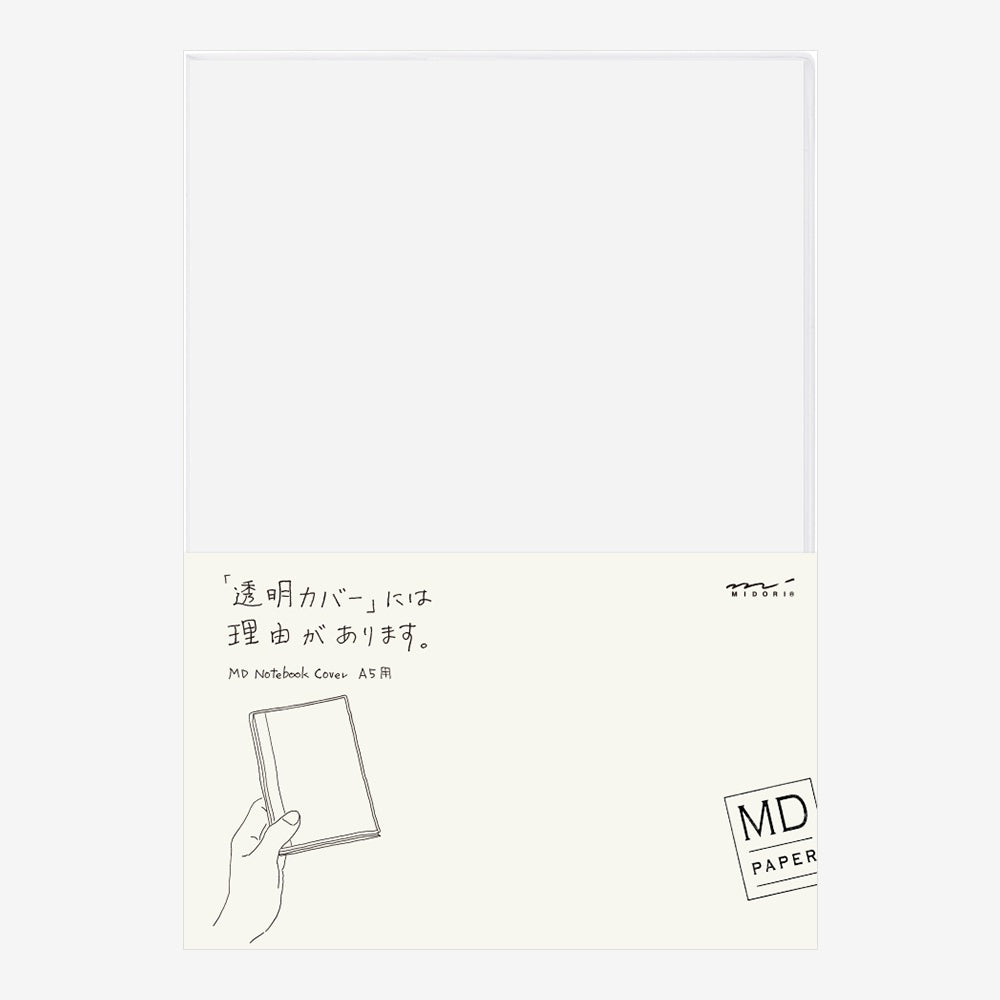 MD notebook A5 clear cover