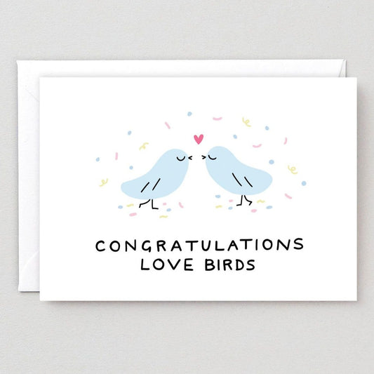 Congrats Love Birds Card