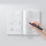 365 Days Plain Notebook - A5 / Black