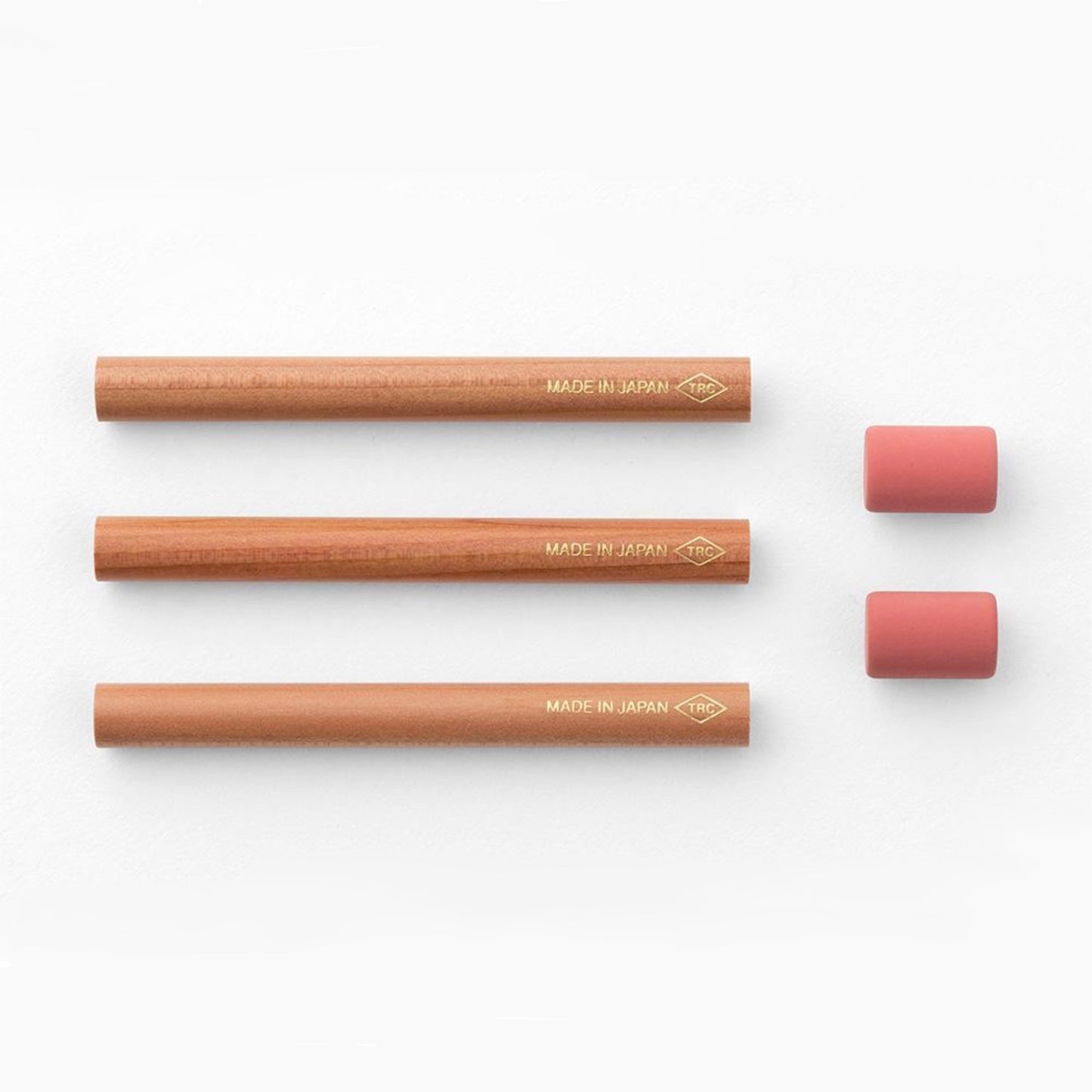 pencil and erasers