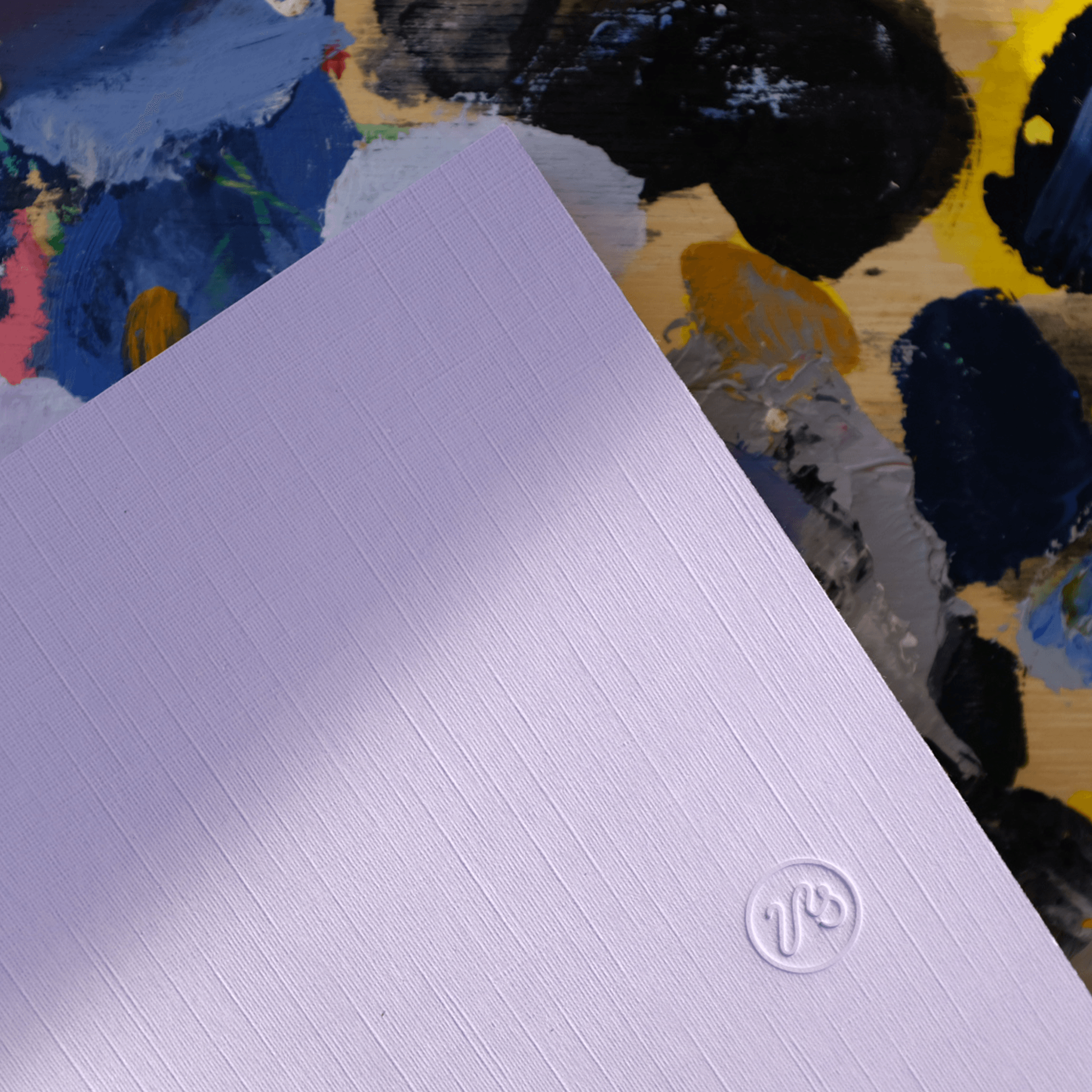 Purple luxury embossed notebook
