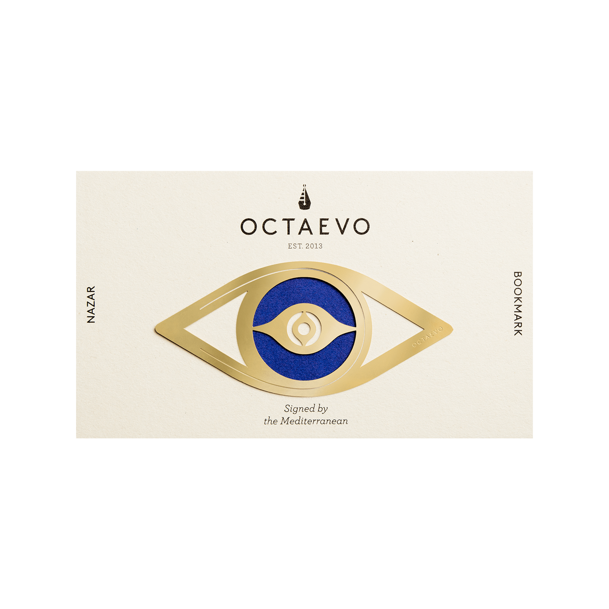 octaevo brass bookmark